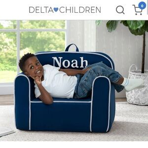 NIB Delta Children's Personalized Cozee Chair - "Benjamin"